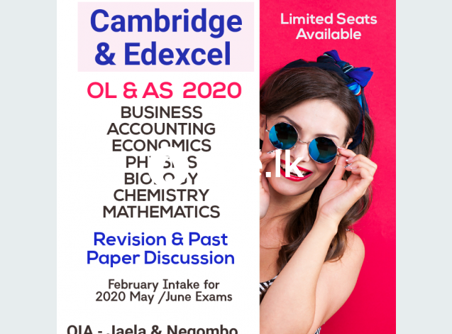 Cambridge & Edexcel OL,AS,AL Tuition