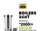 Water Boiler Rent