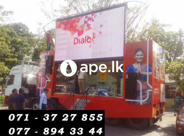  led  screen wall & promotion mobile Truck  rental