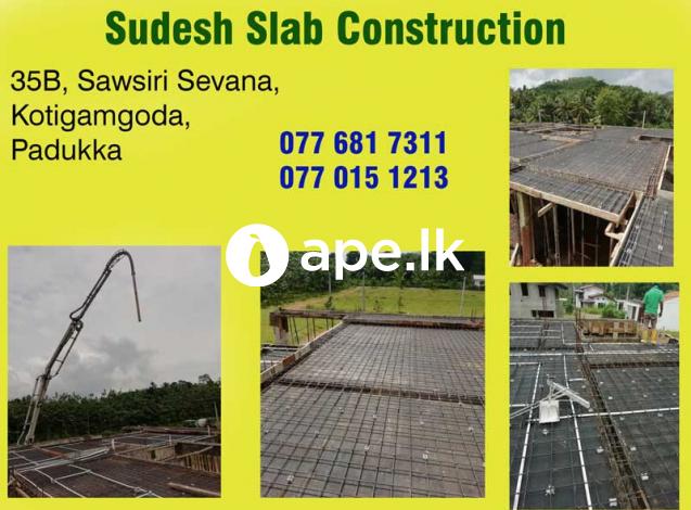 Concrete slab construction Homagama